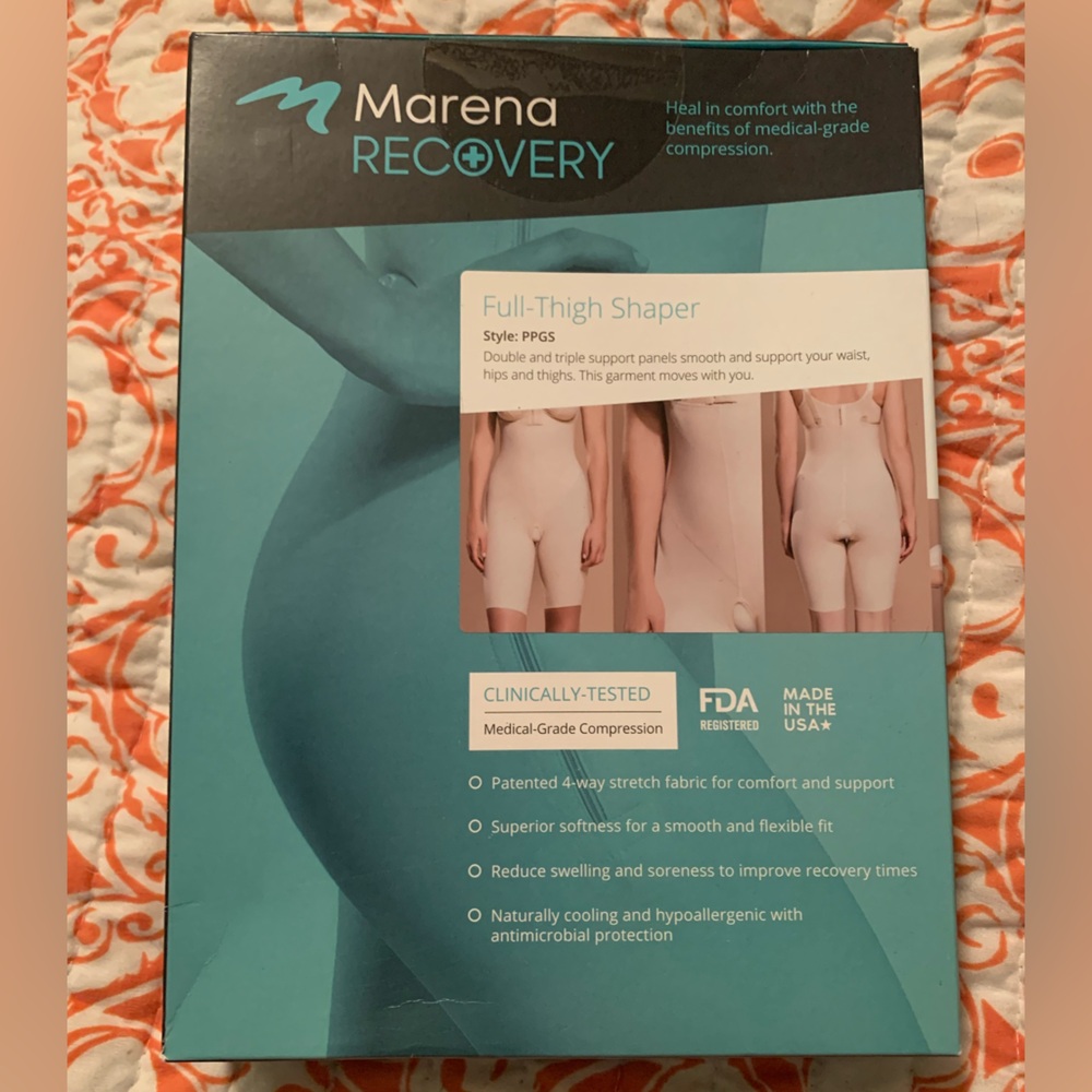 Above the knee girdle/compression garment. Size Large.